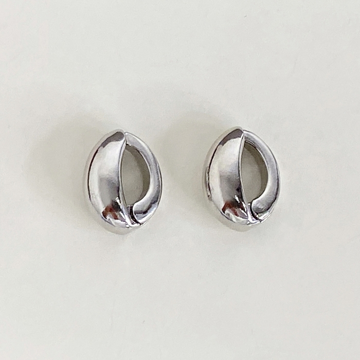 シルバー | ドロップ開閉式イヤリング イヤーカフ ノンホールピアス | FACION