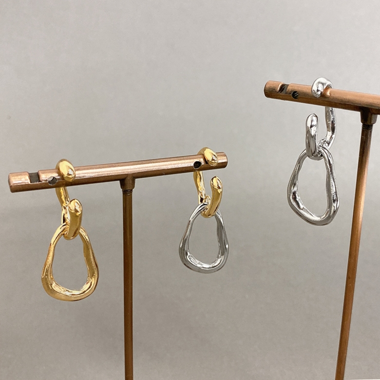 ニュアンスツインリングイヤーカフ 片耳用 軟骨ピアス | FACION | 詳細画像1 