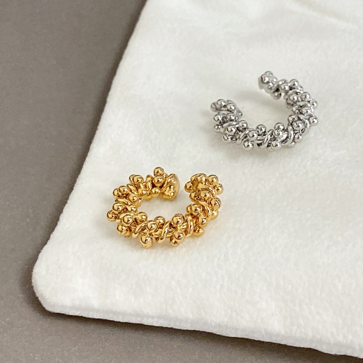 片耳用 ランダムボールイヤーカフ 軟骨ピアス | FACION | 詳細画像2 