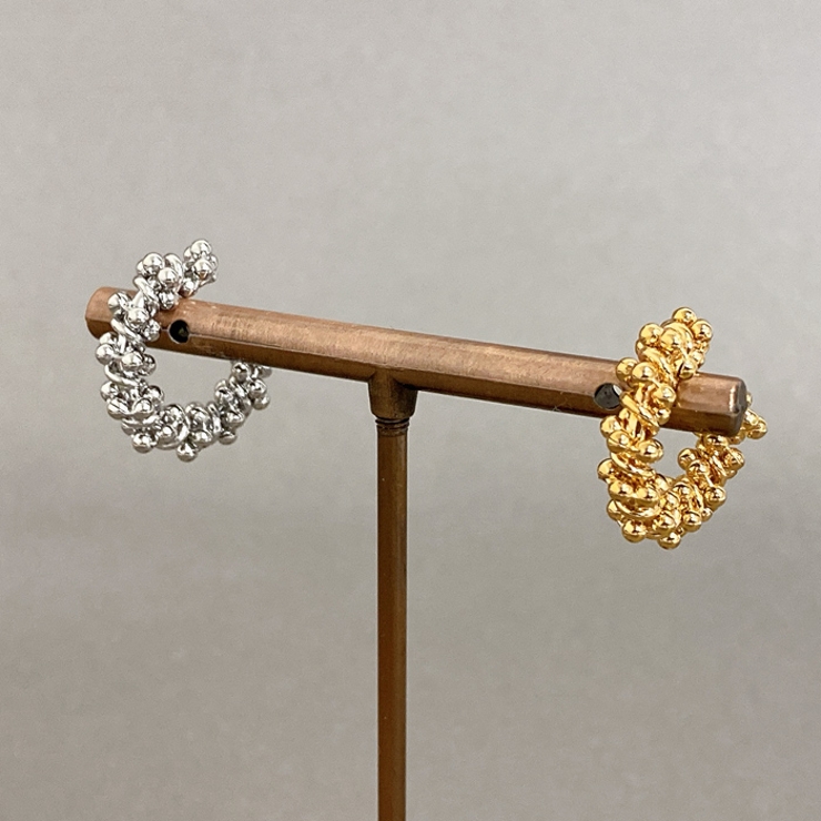 片耳用 ランダムボールイヤーカフ 軟骨ピアス | FACION | 詳細画像3 