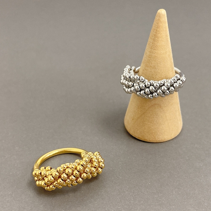 メタルボールロールラインリング 指輪 リング | FACION | 詳細画像5