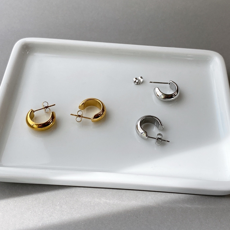 ロールフープステンレスピアス ステンレス つけっぱなし | FACION | 詳細画像2 
