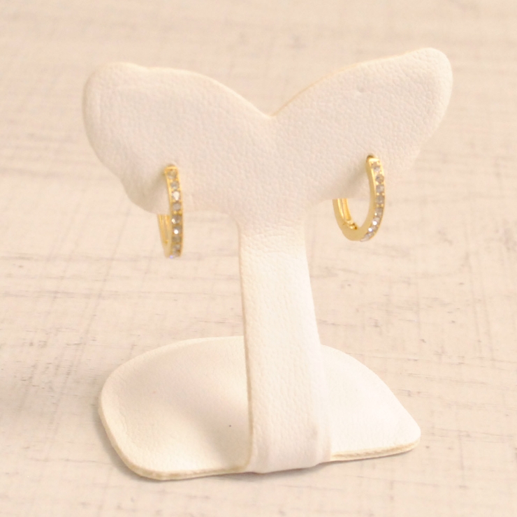 ストーンラインフープワンタッチピアス 開閉式 マット | FACION | 詳細画像6 