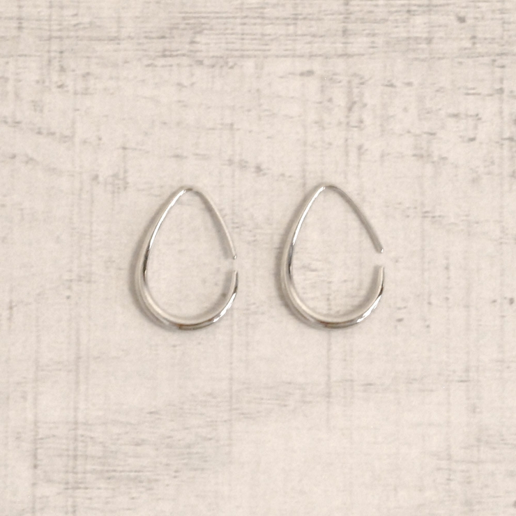 シルバー | ミニドロップメタルフープピアス プチプラシルバーゴールドインスタ | FACION