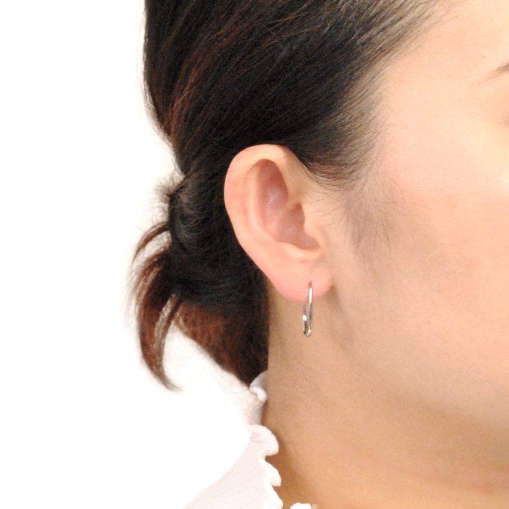 ミニドロップメタルフープピアス プチプラシルバーゴールドインスタ | FACION | 詳細画像5 