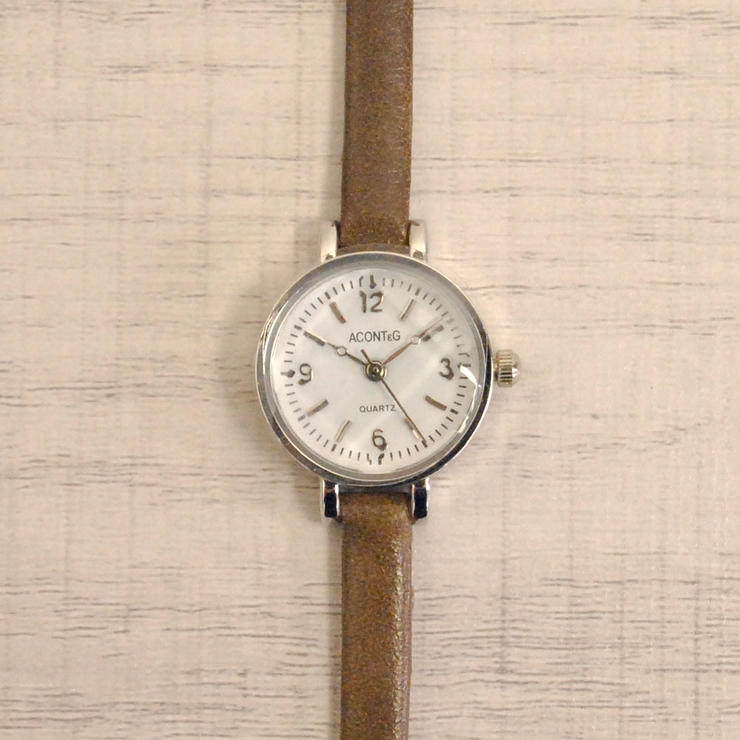 カットガラススリムレザーウォッチ 腕時計クォーツ細身ファッションウォッチ 品番 Faca Facion ファシオン のレディース ファッション通販 Shoplist ショップリスト