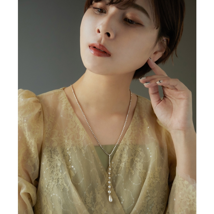 ホワイトゴールド | niana ニアナ ネックレス | Fashion Letter