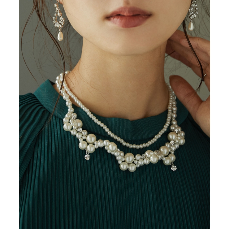 ベージュ | niana ニアナ ネックレス | Fashion Letter