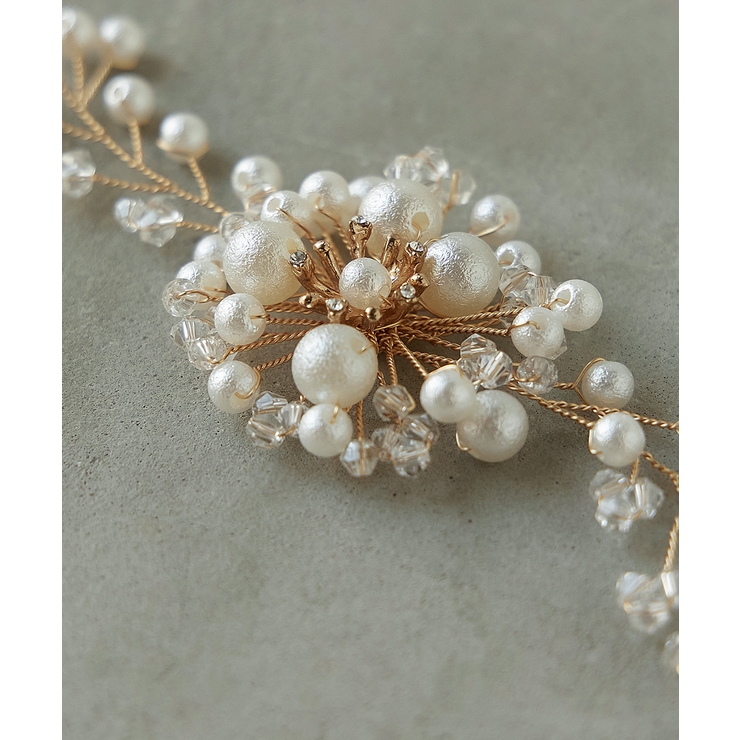 niana ニアナ フラワーデザインコットンパールヘッドドレス | Fashion Letter | 詳細画像10 