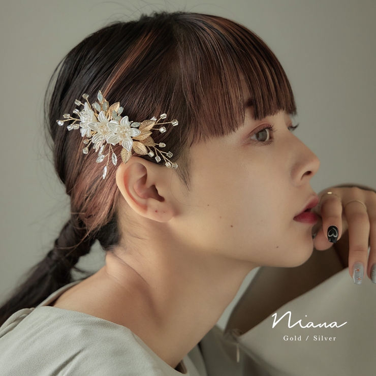 niana ニアナ フラワーモチーフヘアクリップ | Fashion Letter | 詳細画像1 