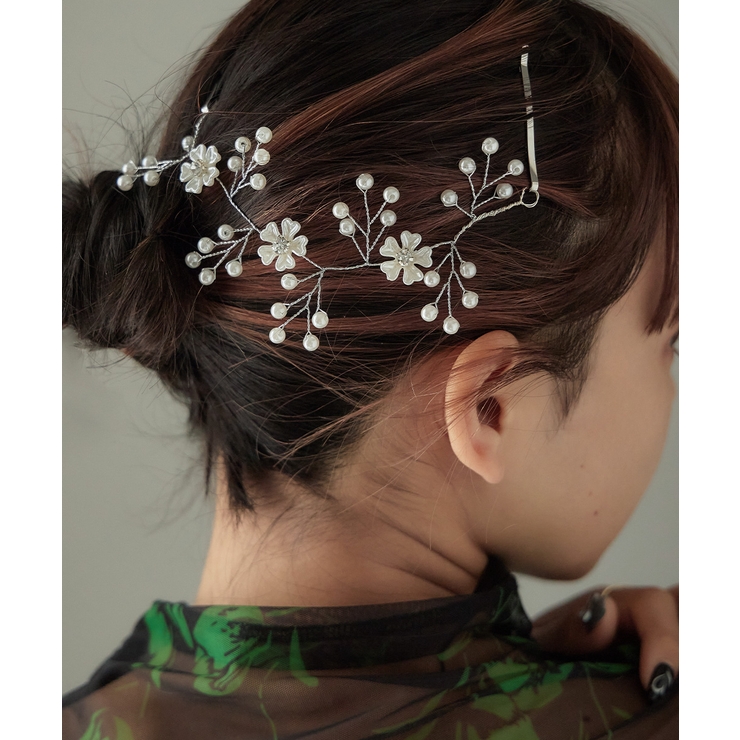 niana ニアナ パールビジューミニフラワーヘッドドレス | Fashion Letter | 詳細画像4 