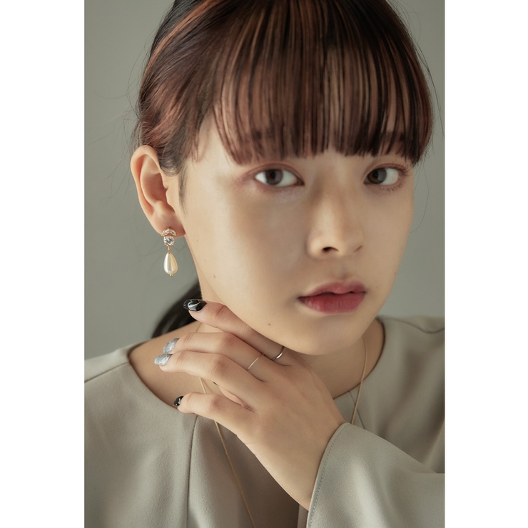 niana ニアナ ビジュードロップパールピアス | Fashion Letter | 詳細画像3 
