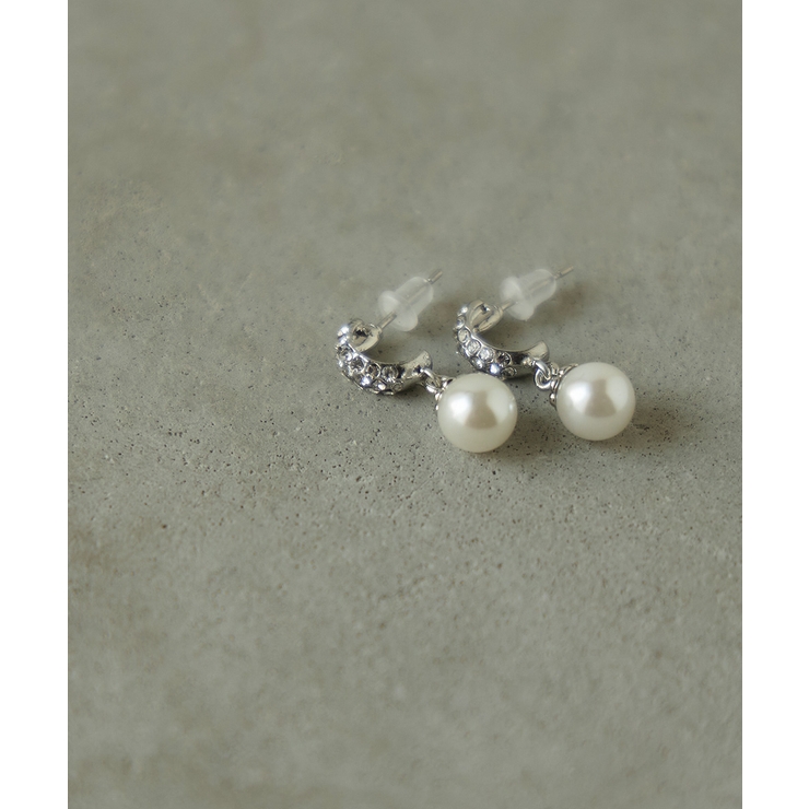 niana ニアナ ビジューフープパールピアス | Fashion Letter | 詳細画像7 