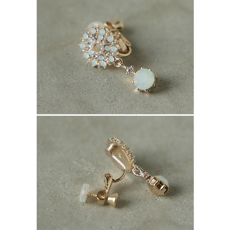 niana ニアナ ストーンビジューイヤリング | Fashion Letter | 詳細画像7 