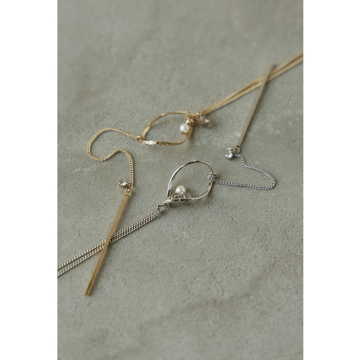 ゴールド | niana ニアナ スライドチェーンロングネックレス | Fashion Letter