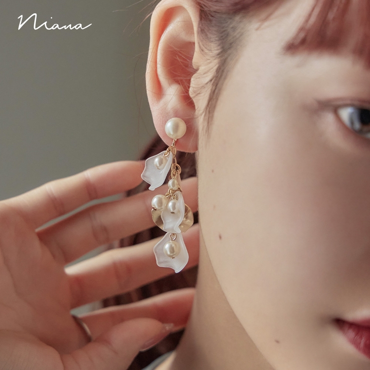 niana ニアナ パールリーフイヤリング | Fashion Letter | 詳細画像1 
