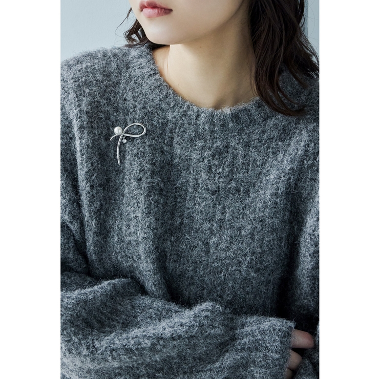 niana ニアナ シンプルラインパールブローチ | Fashion Letter | 詳細画像8 