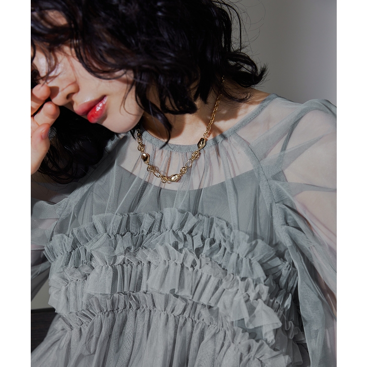 niana ニアナ メタルショートネックレス | Fashion Letter | 詳細画像3 