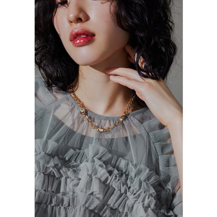 niana ニアナ メタルショートネックレス | Fashion Letter | 詳細画像4 