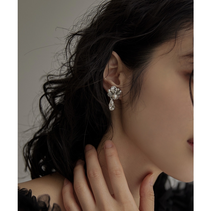 niana ニアナ ビジューパールイヤリング | Fashion Letter | 詳細画像4 