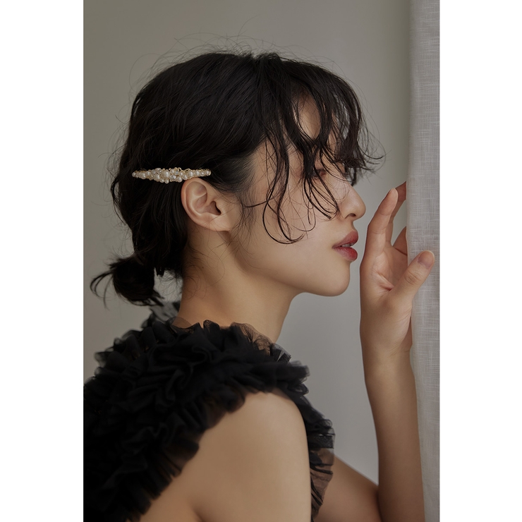 niana ニアナ パールメタルバレッタ | Fashion Letter | 詳細画像6 