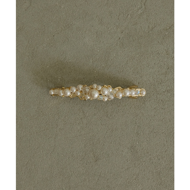 niana ニアナ パールメタルバレッタ | Fashion Letter | 詳細画像8 