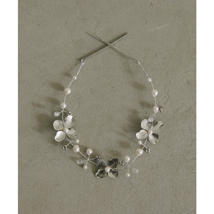 niana ニアナ メタルフラワーパールヘッドドレス | Fashion Letter | 詳細画像8 