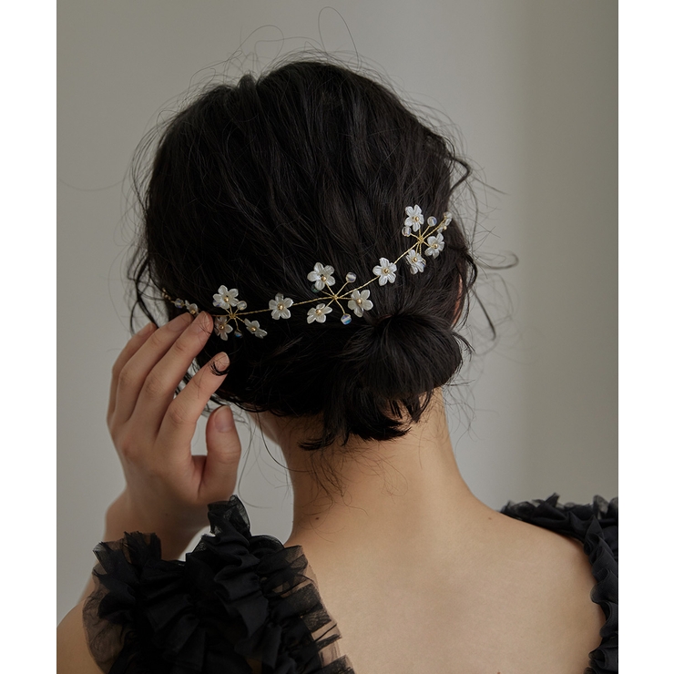 niana ニアナ パールフラワーヘッドドレス | Fashion Letter | 詳細画像5 