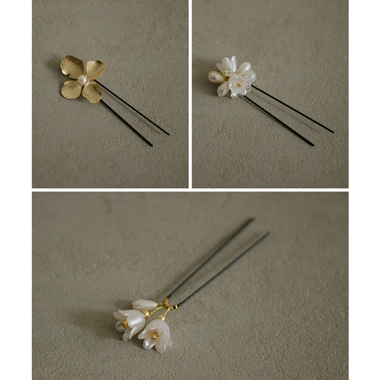 niana ニアナ フラワーモチーフヘアピン3本セット | Fashion Letter | 詳細画像10 