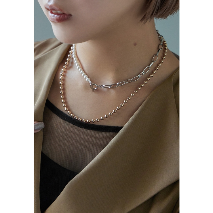 niana ニアナ マルチウェイパールボールチェーンネックレス[品番
