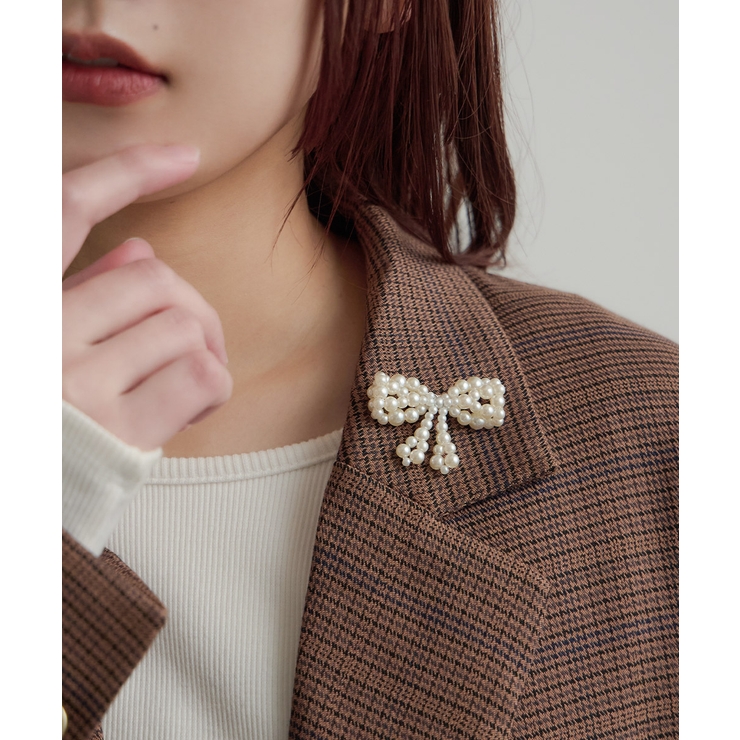niana ニアナ ミニパールリボンブローチ | Fashion Letter | 詳細画像4 