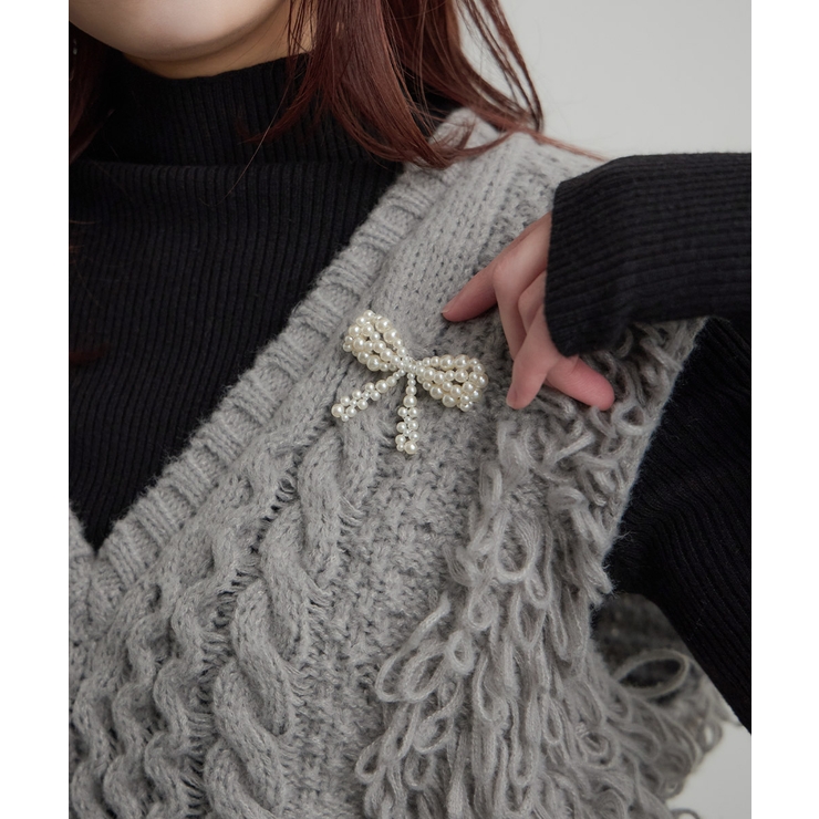 niana ニアナ パールリボンブローチ | Fashion Letter | 詳細画像4 