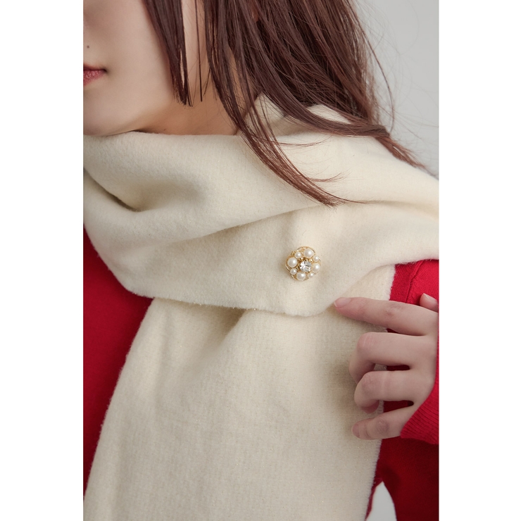 niana ニアナ メタルビジューパールブローチ | Fashion Letter | 詳細画像5 