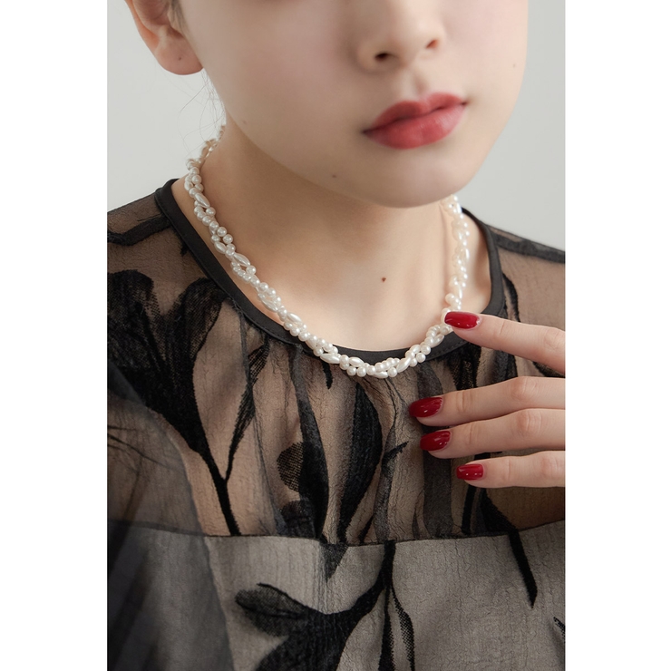 niana ニアナ ツイストパールネックレス | Fashion Letter | 詳細画像5 