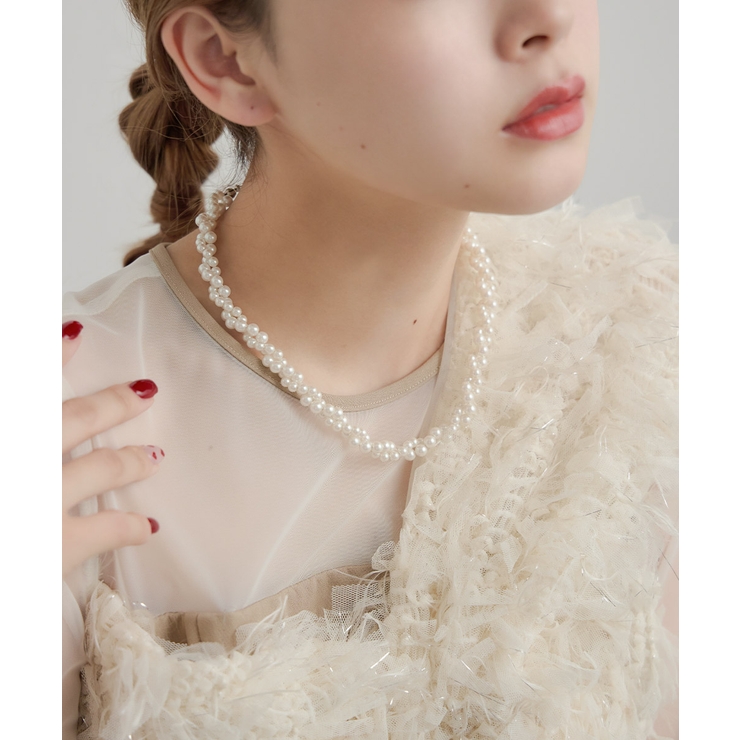 niana ニアナ ツイストパールネックレス | Fashion Letter | 詳細画像4 