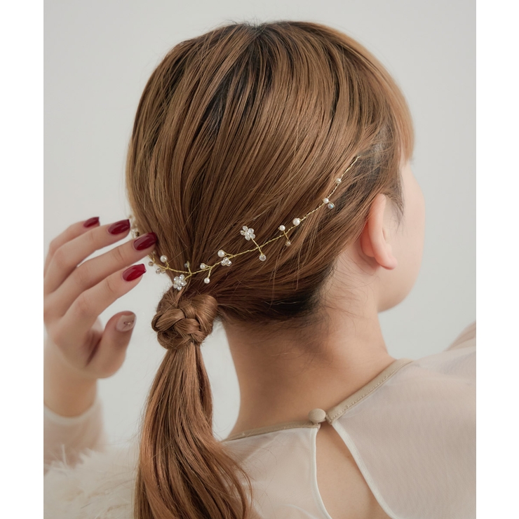 niana ニアナ ビジューフラワーパールヘッドドレス | Fashion Letter | 詳細画像4 