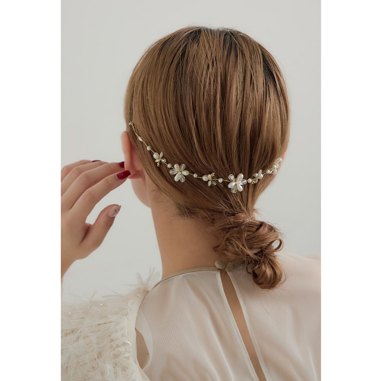 niana ニアナ パールビジューフラワーヘッドドレス | Fashion Letter | 詳細画像3 