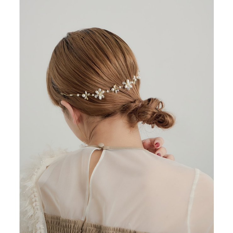 niana ニアナ パールビジューフラワーヘッドドレス | Fashion Letter | 詳細画像6 