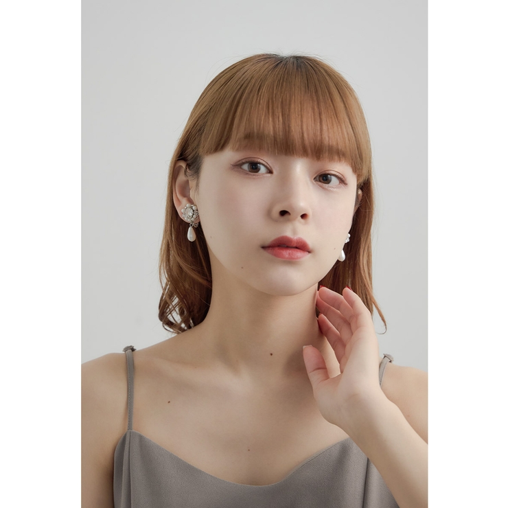 niana ニアナ ドロップパールビジューイヤリング | Fashion Letter | 詳細画像5 