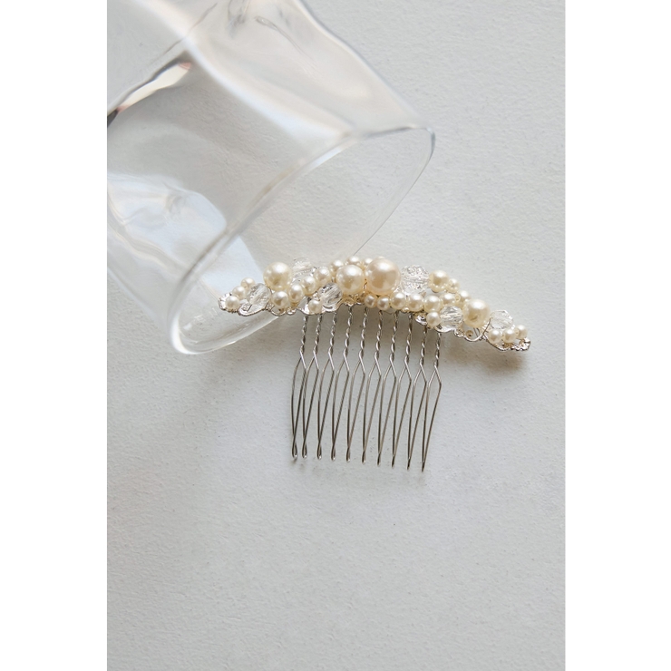 シルバー | niana ニアナ ビーズパールコーム | Fashion Letter