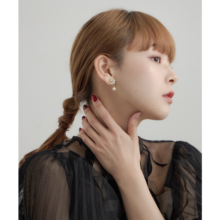 niana ニアナ パールビジューイヤリング | Fashion Letter | 詳細画像4 