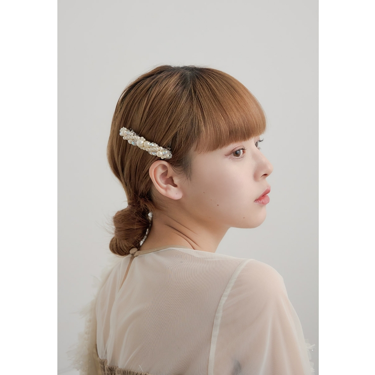 niana ニアナ パールオーロラビーズバレッタ | Fashion Letter | 詳細画像3 