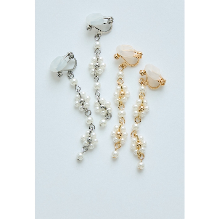 niana ニアナ パールフラワーロングイヤリング | Fashion Letter | 詳細画像10 