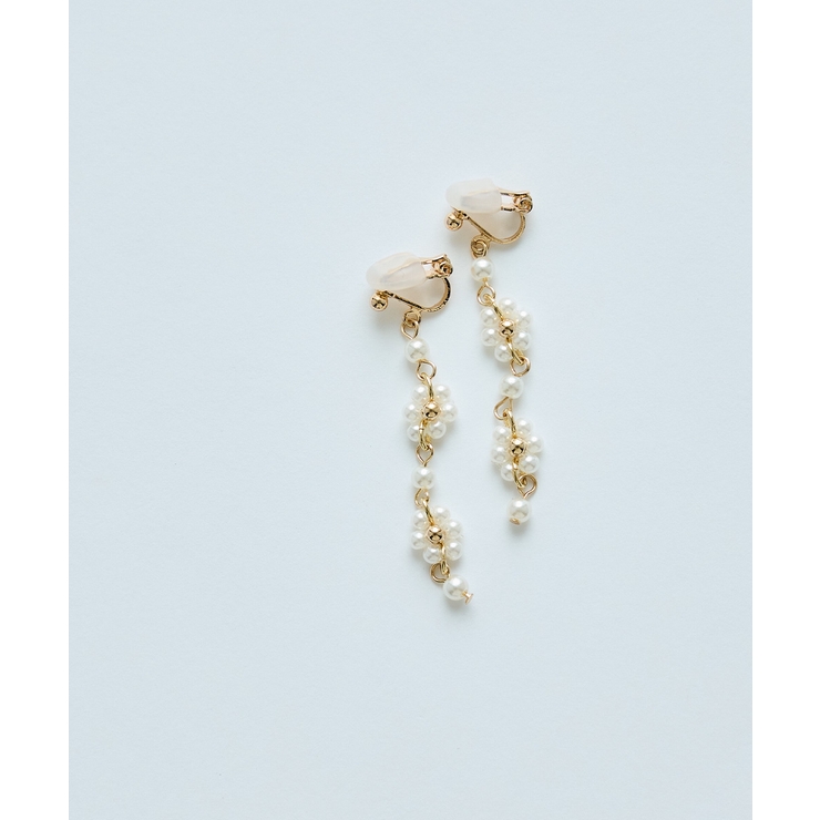 niana ニアナ パールフラワーロングイヤリング | Fashion Letter | 詳細画像12 