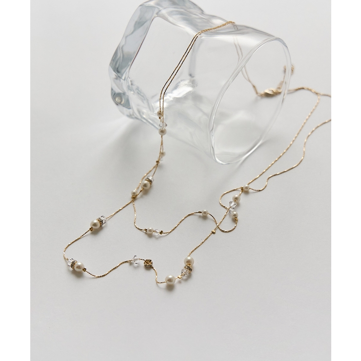 niana ニアナ パールビジュー二連ネックレス | Fashion Letter | 詳細画像6 