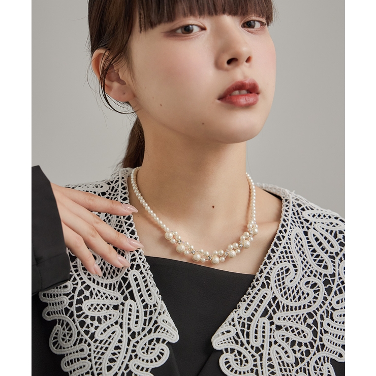 niana ニアナ シャインパールショートネックレス | Fashion Letter | 詳細画像4 