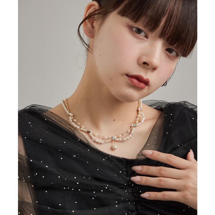 niana ニアナ パールスカラップネックレス | Fashion Letter | 詳細画像2 