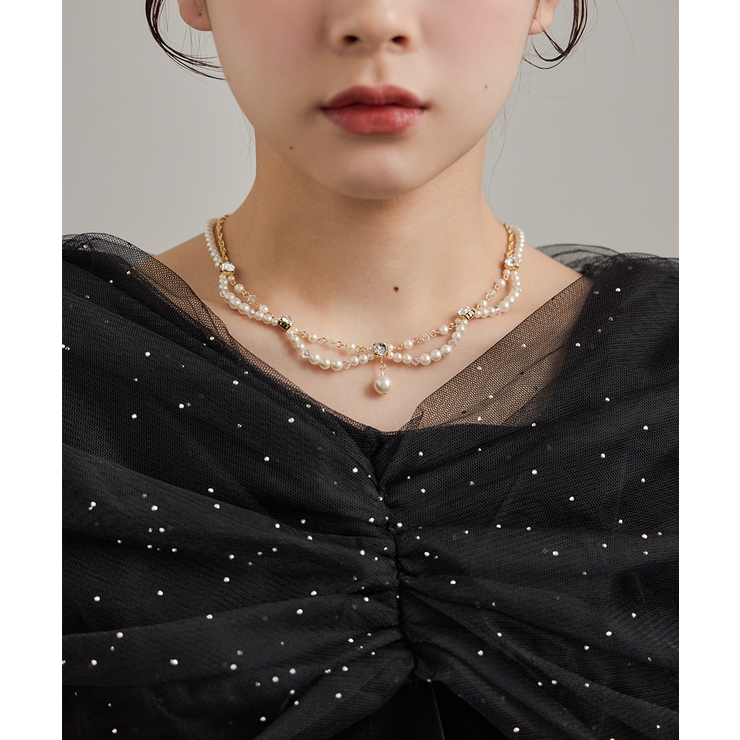 niana ニアナ パールスカラップネックレス | Fashion Letter | 詳細画像4 