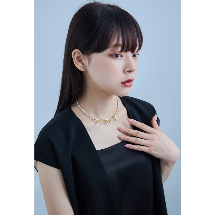 niana ニアナ フラワーパールネックレス | Fashion Letter | 詳細画像4 