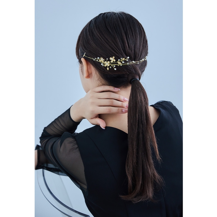 niana ニアナ メタルフラワーパールヘッドドレス | Fashion Letter | 詳細画像4 
